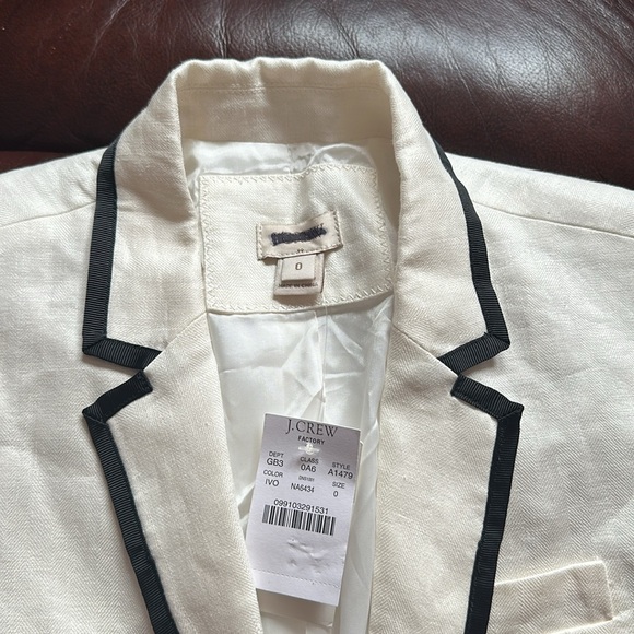 🔥🔥🔥NEW J. Crew Linen Blazer Jacket - Picture 5 of 9